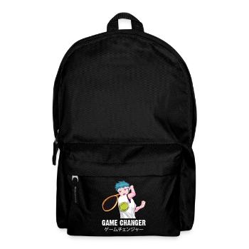 Tennis Anime Boy Husbando Game Changer Kanji Weeb - Backpack - black - Front