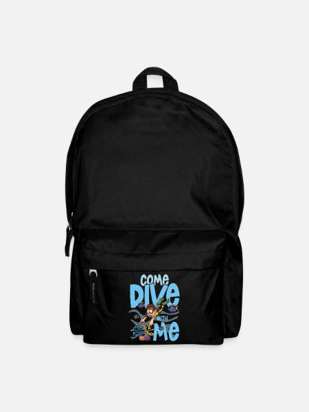 VENEZ PLONGER AVEC MOI - plongée - Sac à dos - noir