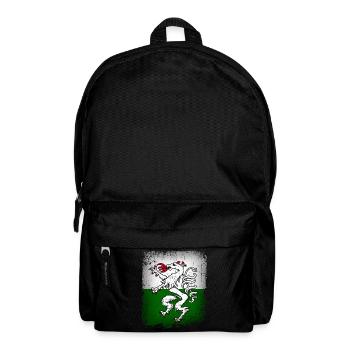 Steiermark Fahne Flagge Steirischer Panther Wappen - Rucksack - Schwarz - Vorne