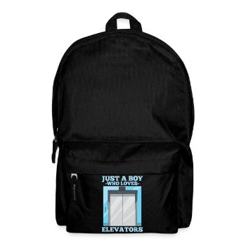 Aufzug Aufzugsmechaniker - Rucksack - Schwarz - Vorne