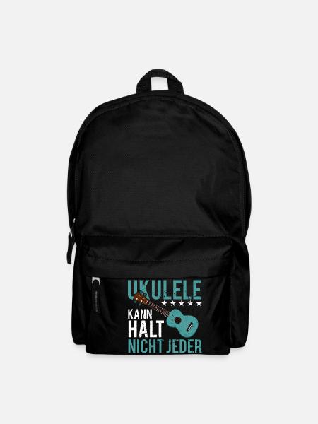 Ukulele kleine Gitarre Ukulelist - Rucksack - Schwarz