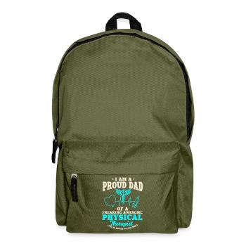 Papa d’un kiné - Sac à dos - vert olive - Devant