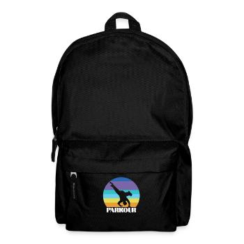 Turnen Parkour Sport Freerunning - Rucksack - Schwarz - Vorne