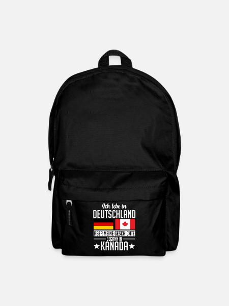 Kanada Deutschland Kanadier Deutscher Canada - Rucksack - Schwarz