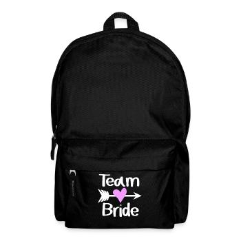Team Braut - Rucksack - Schwarz - Vorne