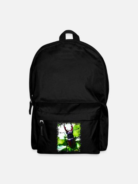 stag beetle - Backpack - black