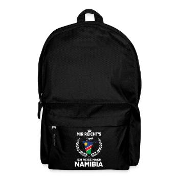 Mir reichts ich reise nach Namibia GeschenkMir rei - Rucksack - Schwarz - Vorne