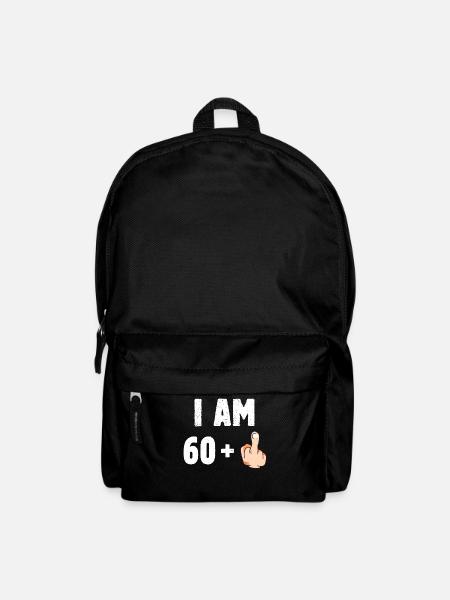 I am 60 plus one - Rucksack - Schwarz