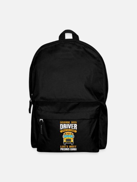 School Bus - Backpack - black