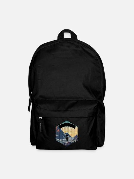 skydiving lovers and parachuting fans - Backpack - black