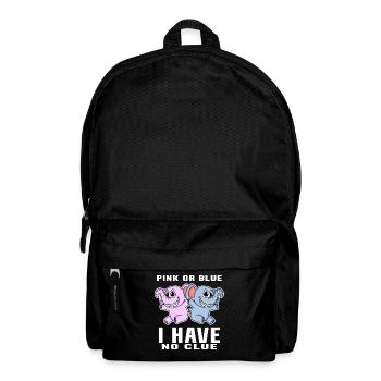 Pink Or Blue - Annonce de bébé - Sac à dos - noir - Devant