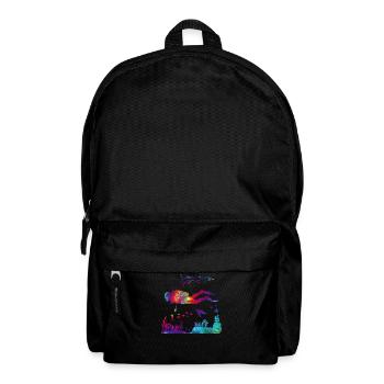 Scuba Diving Diver Girl Tie Dye - Rucksack - Schwarz - Vorne