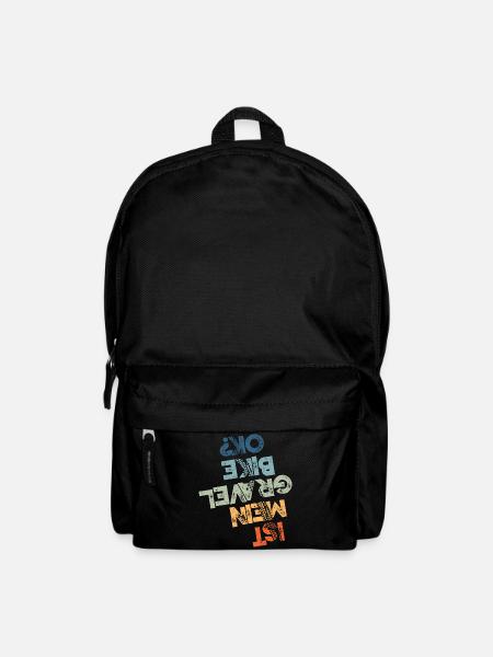 Ist mein Gravel Bike ok Gravel Rider Rennrad Fun - Rucksack - Schwarz