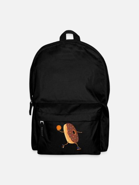 Basketball Donut Basketballspieler Korbwerfer Korb - Rucksack - Schwarz