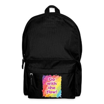 Rainbow flow - Sonja Ariel von Staden - Rucksack - Schwarz - Vorne