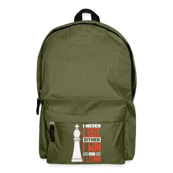 échiquier échiquier mise en place - Sac à dos - vert olive - Devant