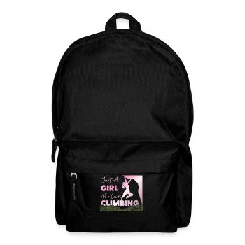 Rock Climbing Climber Just A Girl - Sac à dos - noir - Devant