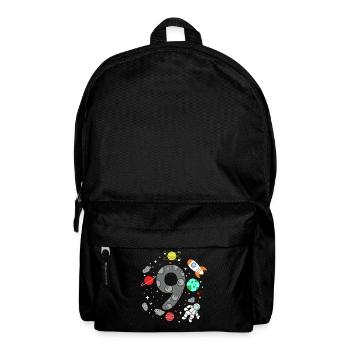 9. Geburtstag Weltraum Astronaut - Rucksack - Schwarz - Vorne