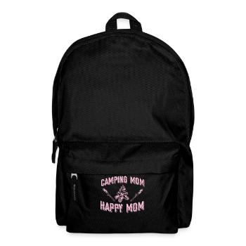 Camping Mom Happy Mom Motorhome - Rucksack - Schwarz - Vorne