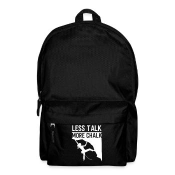 Rock Climbing Climber Carabiner - Backpack - black - Front