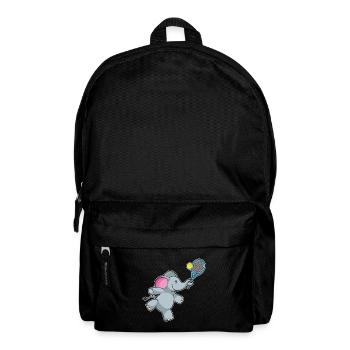 Elephant Tennis Racket - Backpack - black - Front