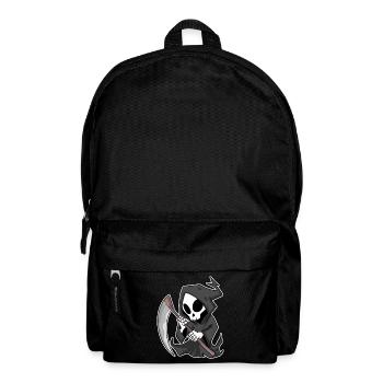 Faucheuse avec faux - Sac à dos - noir - Devant