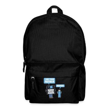 Ich bin dein Vater | NOOOOOOO Computer Scientist - Rucksack - Schwarz - Vorne