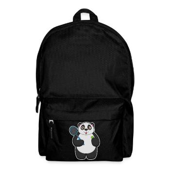 Panda Tennis Racket - Backpack - black - Front
