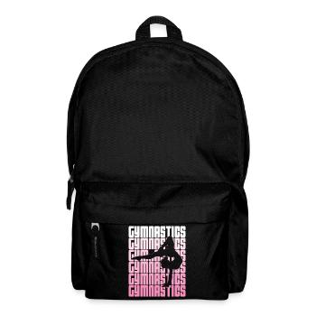 Gymnastik Sport Turnen Bodenturnen Turner - Rucksack - Schwarz - Vorne