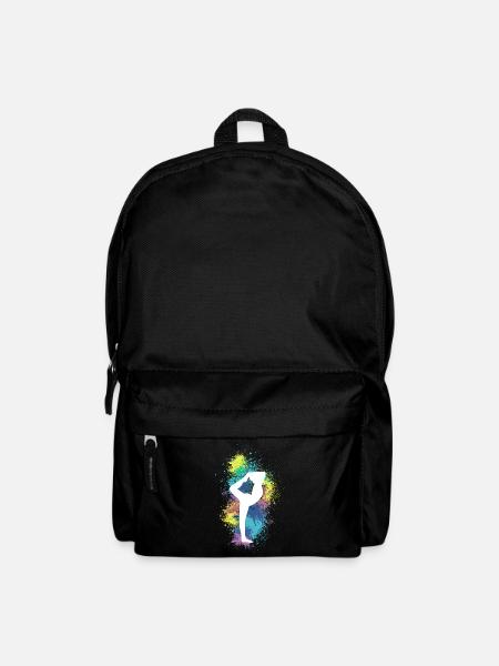 Gymnastik Sport Turnen Bodenturnen Turner - Rucksack - Schwarz