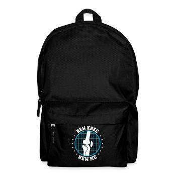 New knee, new self | Fun knee surgery - Backpack - black - Front