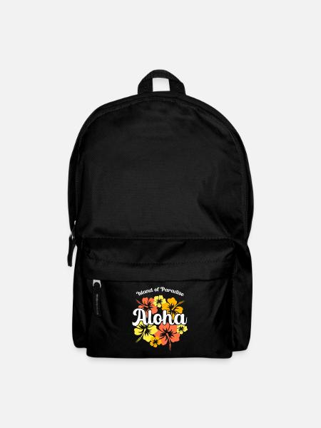 Aloha Island Of Paradise - Rucksack - Schwarz