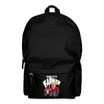 Stolzer kleiner Landwirt - Rucksack - Schwarz - Vorne