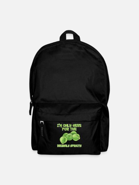 Funny Brussels sprouts gift - Backpack - black