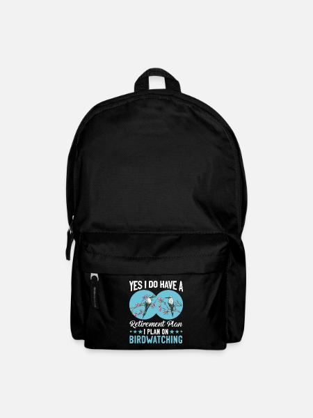 Vogelbeobachtung Vogelbeobachtung - Rucksack - Schwarz
