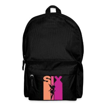 6e anniversaire fille fée - Sac à dos - noir - Devant