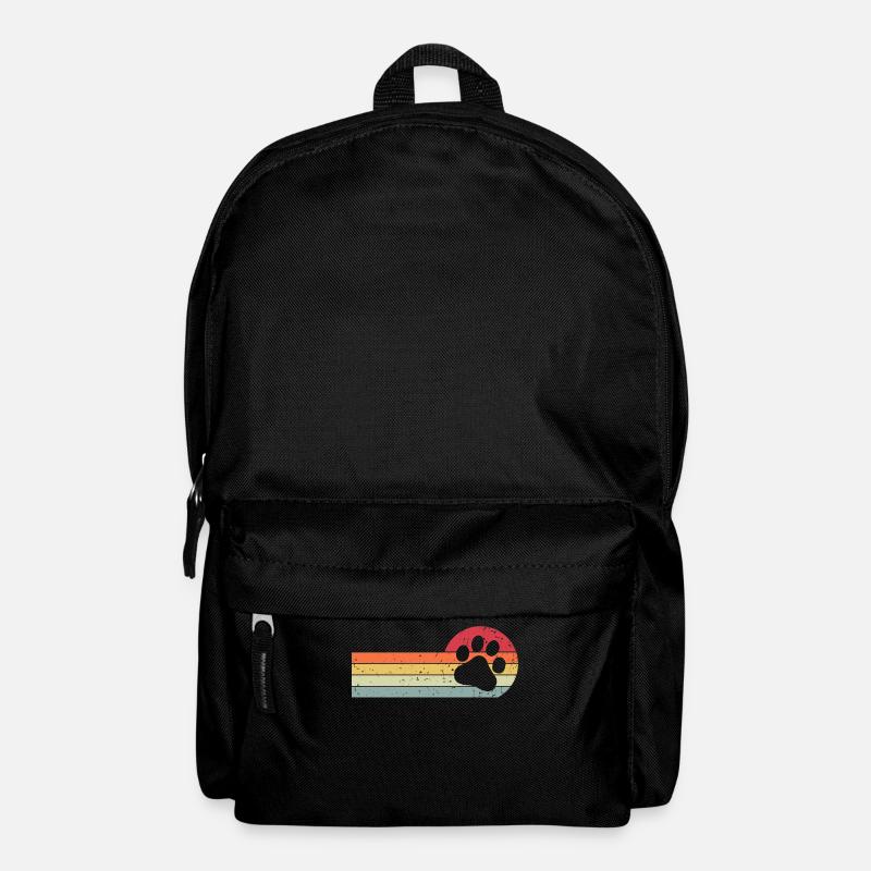 Hundepfote - Rucksack - Schwarz