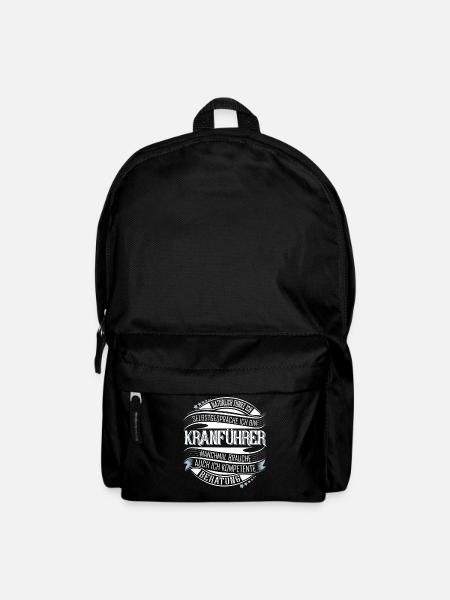 Kranführer - Rucksack - Schwarz