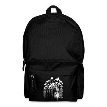 Horse Mountains Wilderness Rider Wild Horse Adventure - Backpack - black - Front