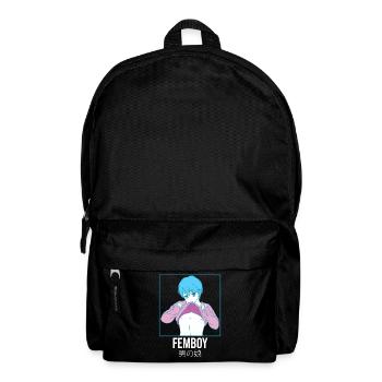 Femboy Japanese Anime Boy Gay Pride Crossdressing - Rucksack - Schwarz - Vorne