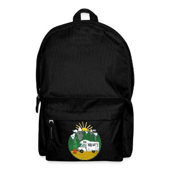 Camping Is My Life - Womo - Camping-car - Sac à dos - noir - Devant