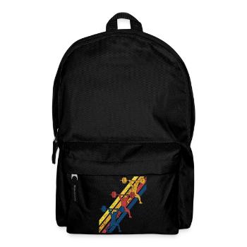 Gewichtheben Gewichtheber - Rucksack - Schwarz - Vorne