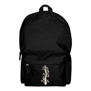 Skoliose-Operation Erholung Kurvig und stolz - Rucksack - Schwarz - Vorne