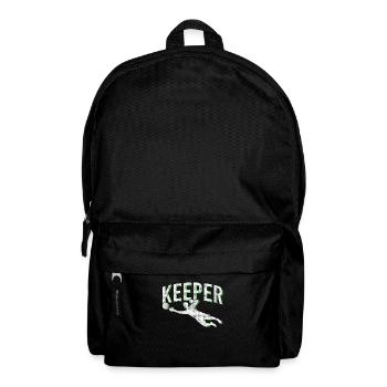 Gardien de but de football - Sac à dos - noir - Devant