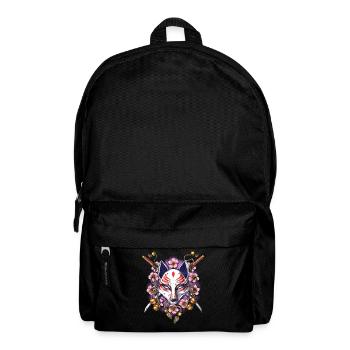 Kitsune Japanese Fox Mask - Backpack - black - Front