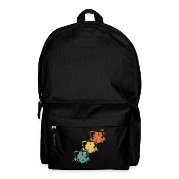 Schlagzeug Schlagzeuger - Rucksack - Schwarz - Vorne