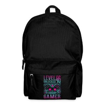 46th Birthday Level 46 Gamer Gaming Gaming - Backpack - black - Front