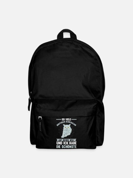 Katzen Britisch Kurzhaar - Rucksack - Schwarz