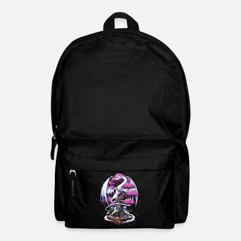 Japanische Drachenkirschblüte - Rucksack - Schwarz