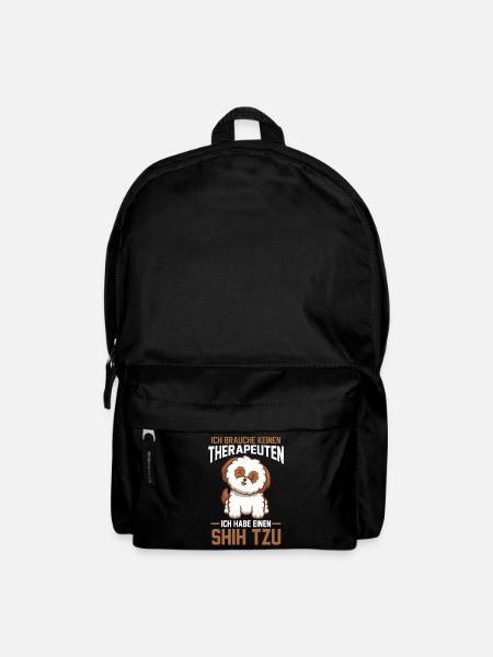 Therapie Shih Tzu - Rucksack - Schwarz